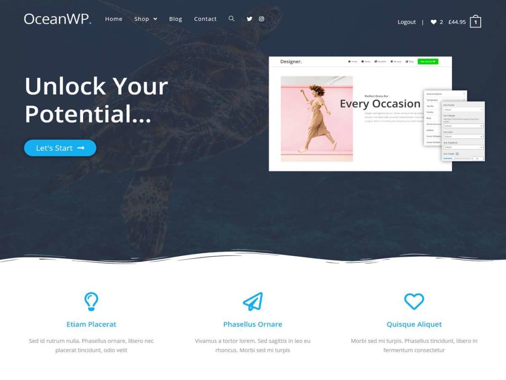 OceanWP - wordpress Theme