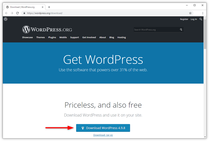 Update WordPress Manual
